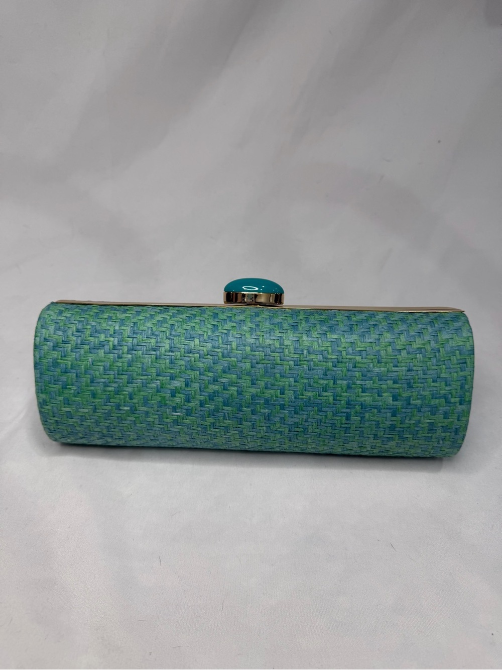 Banana Republic Blue-Green Woven Clutch
